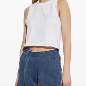 Alexander Wang logo-print tank top size M